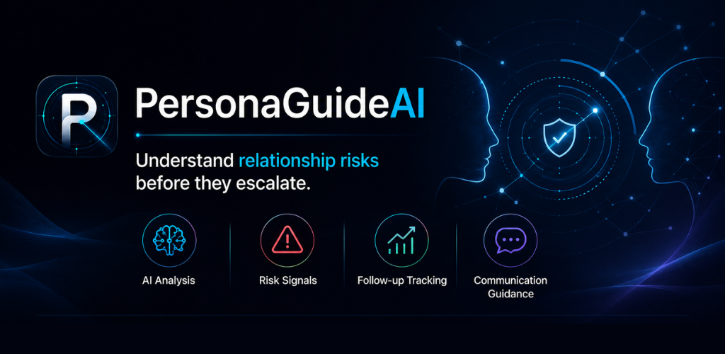 PersonaGuideAI Google Play banner